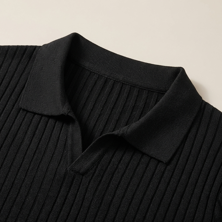 Polo Uomo in Maglia Stile Elegante