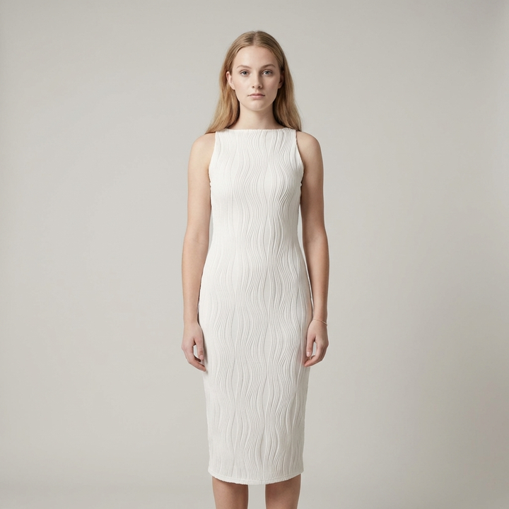 Abito Cerimonia Donna Floreale Perle Elegante - Vesarelli