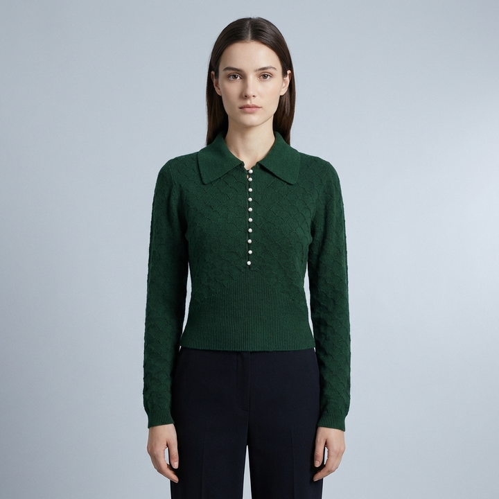 T-shirt Donna Cotone Costine Vestibilità Slim - Vesarelli