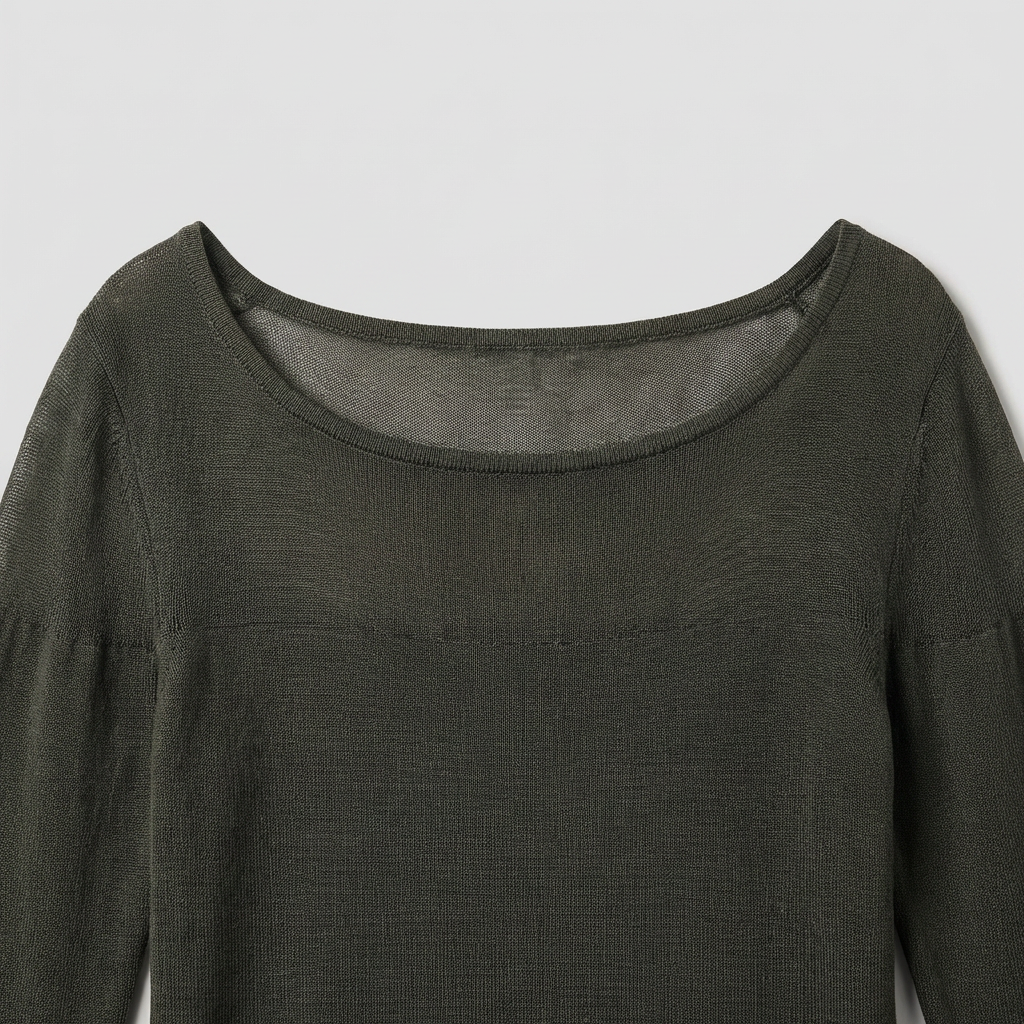T-shirt Donna Cotone Stile Militare Regular Fit