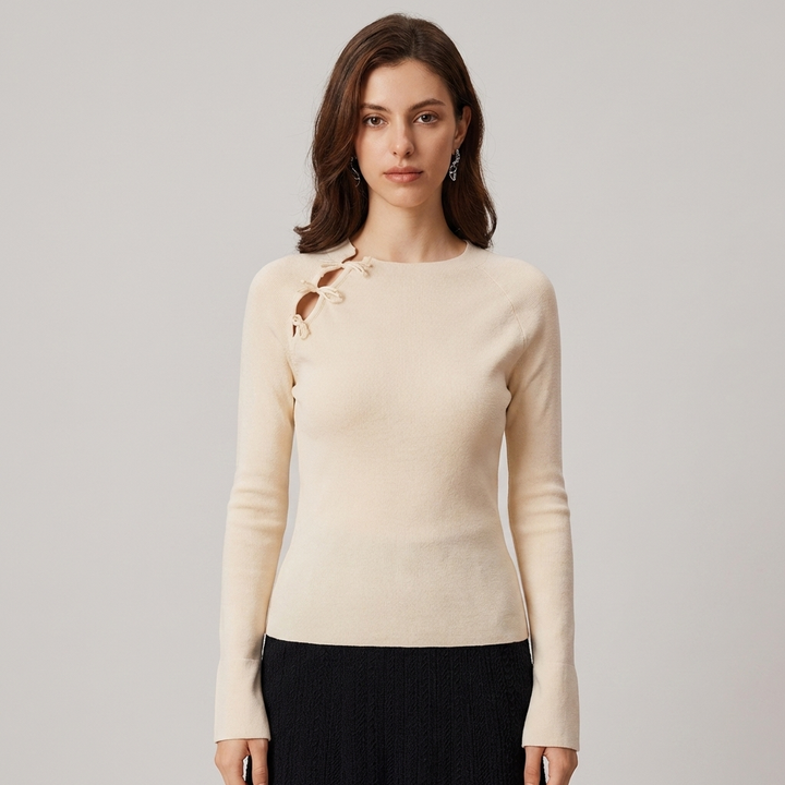 T-shirt Donna Maglia Costine Elegante Slim Fit - Vesarelli
