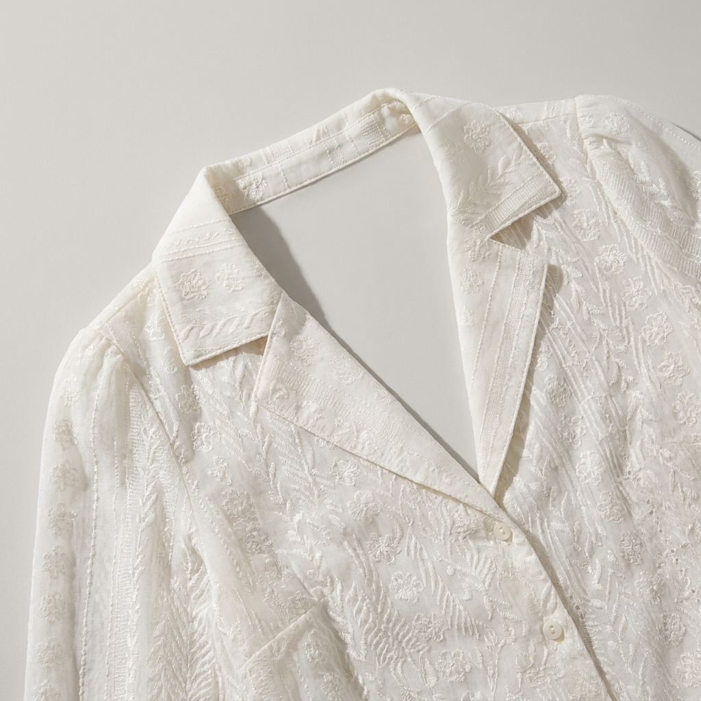 Camicetta Donna Ricamata Stile Elegante