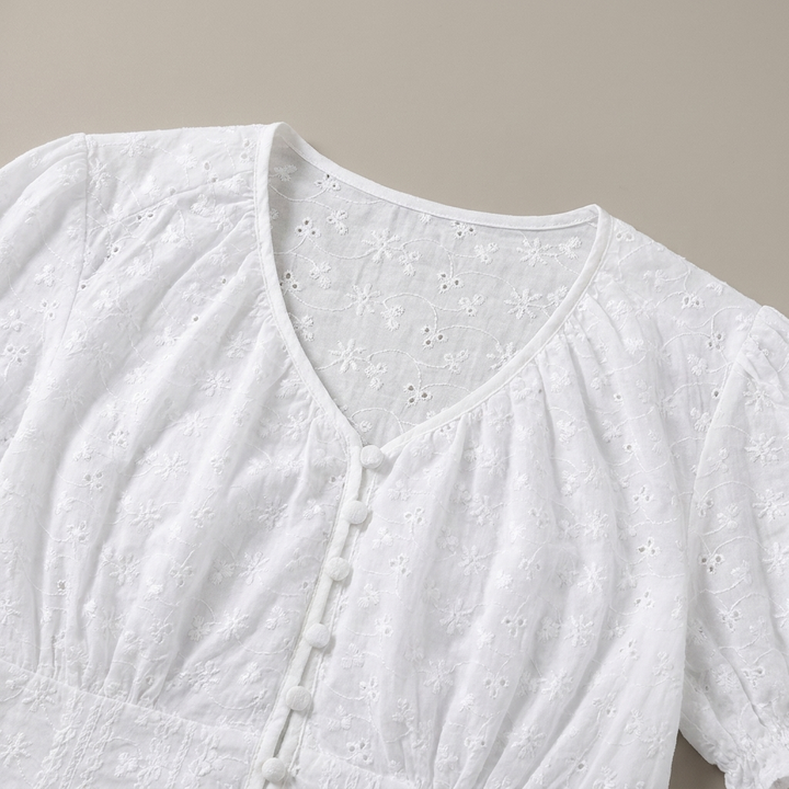 T-shirt Donna Cotone Stampa Floreale Regular Fit