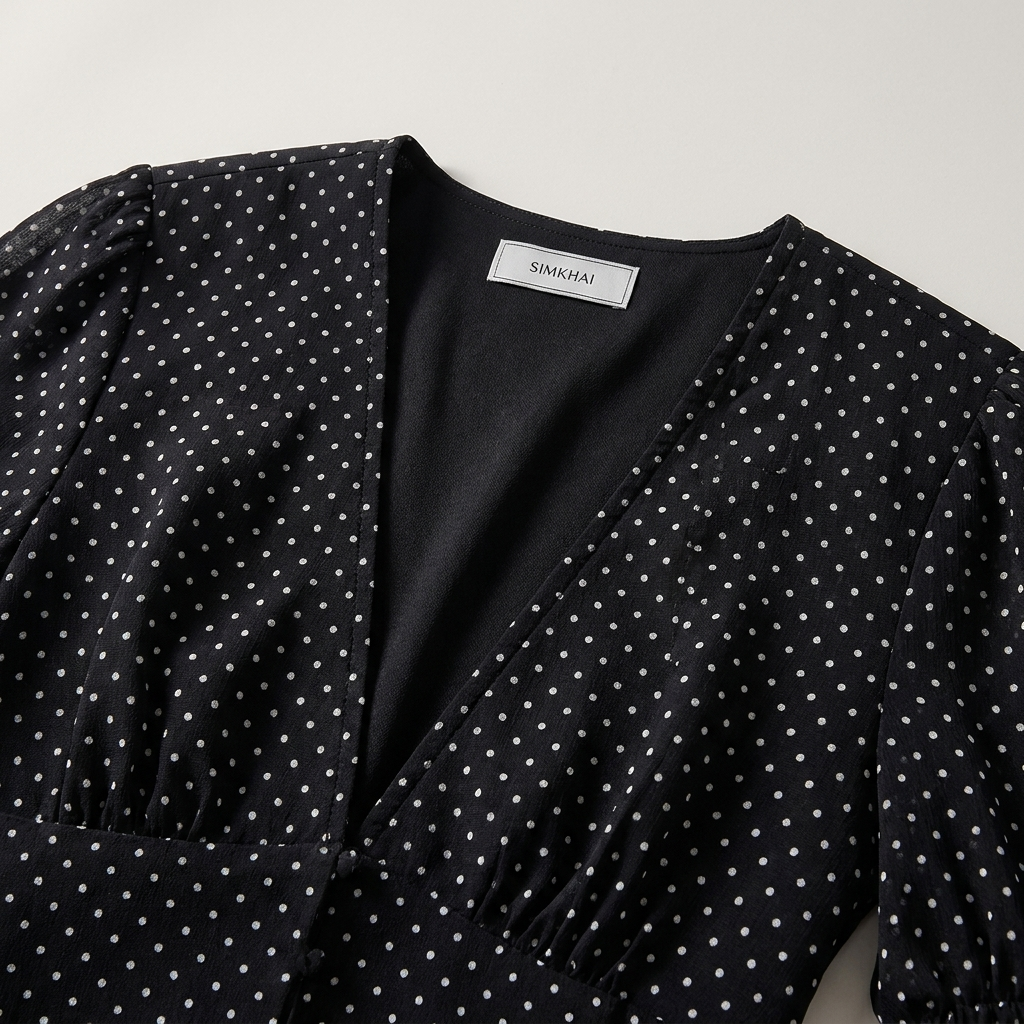T-shirt Donna in Cotone Pois Classica