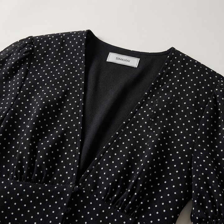 T-shirt Donna in Cotone Pois Classica