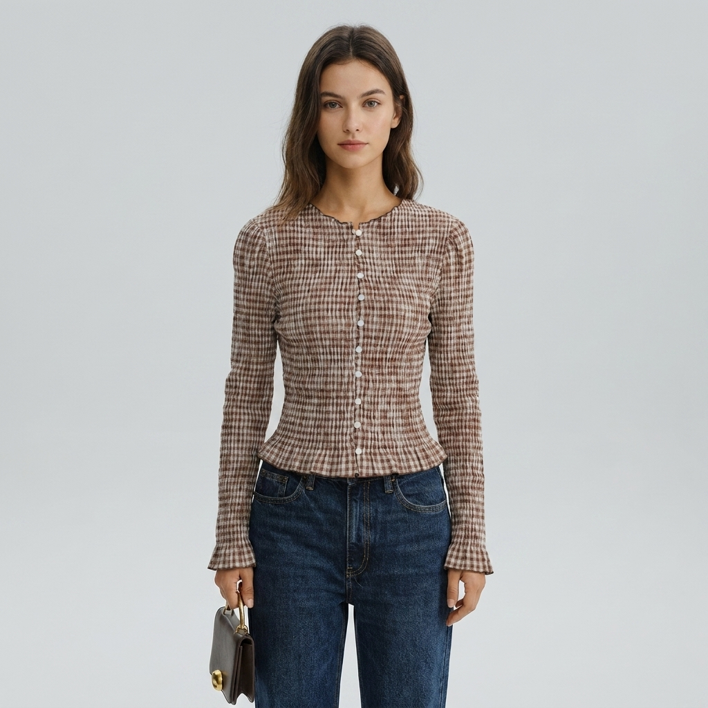 T-shirt Donna Maniche a Sbuffo Stile Raffinato - Vesarelli