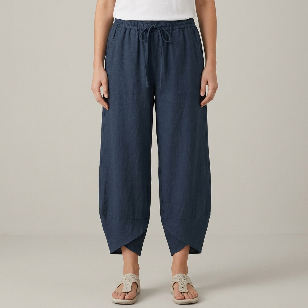 Pantaloni Donna Estivi Tessuto Leggero Vestibilità Comoda - Vesarelli