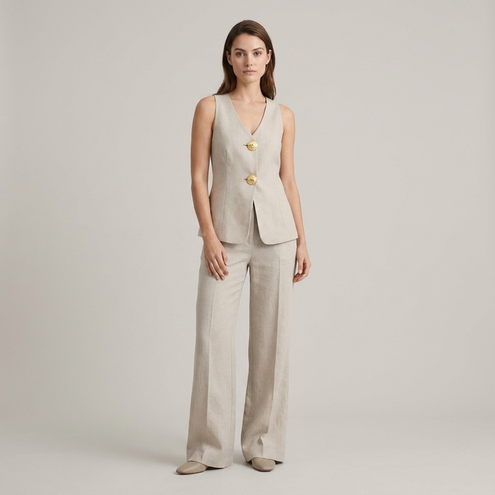 Set Estivo Donna Due Pezzi Elegante Vestibilità Comoda - Vesarelli