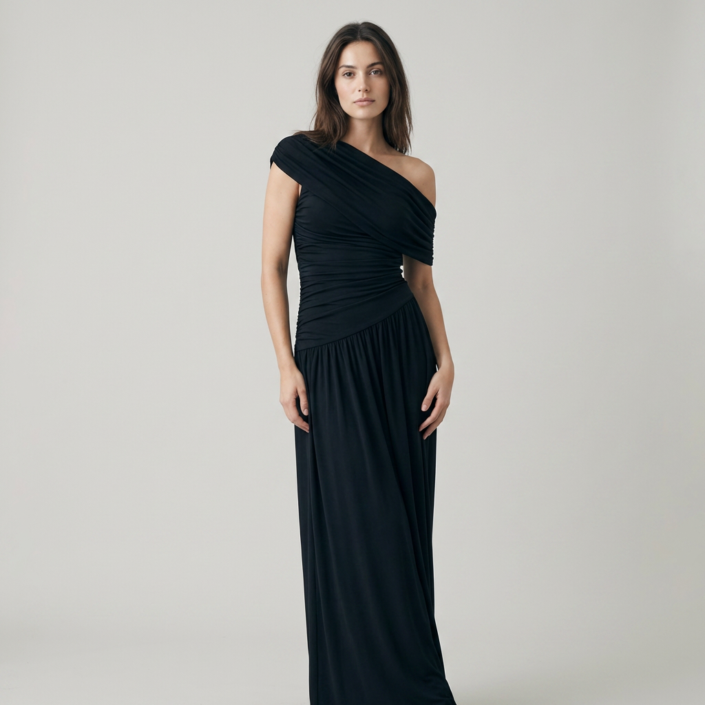 Abito Cerimonia Donna in Chiffon Elegante - Vesarelli