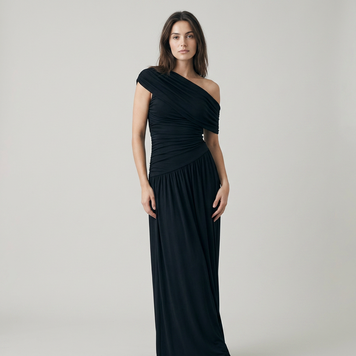 Abito Cerimonia Donna in Chiffon Elegante - Vesarelli