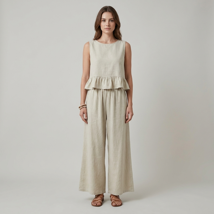 Set Estivo Donna Elegante Comodo Vestibilità Regular - Vesarelli