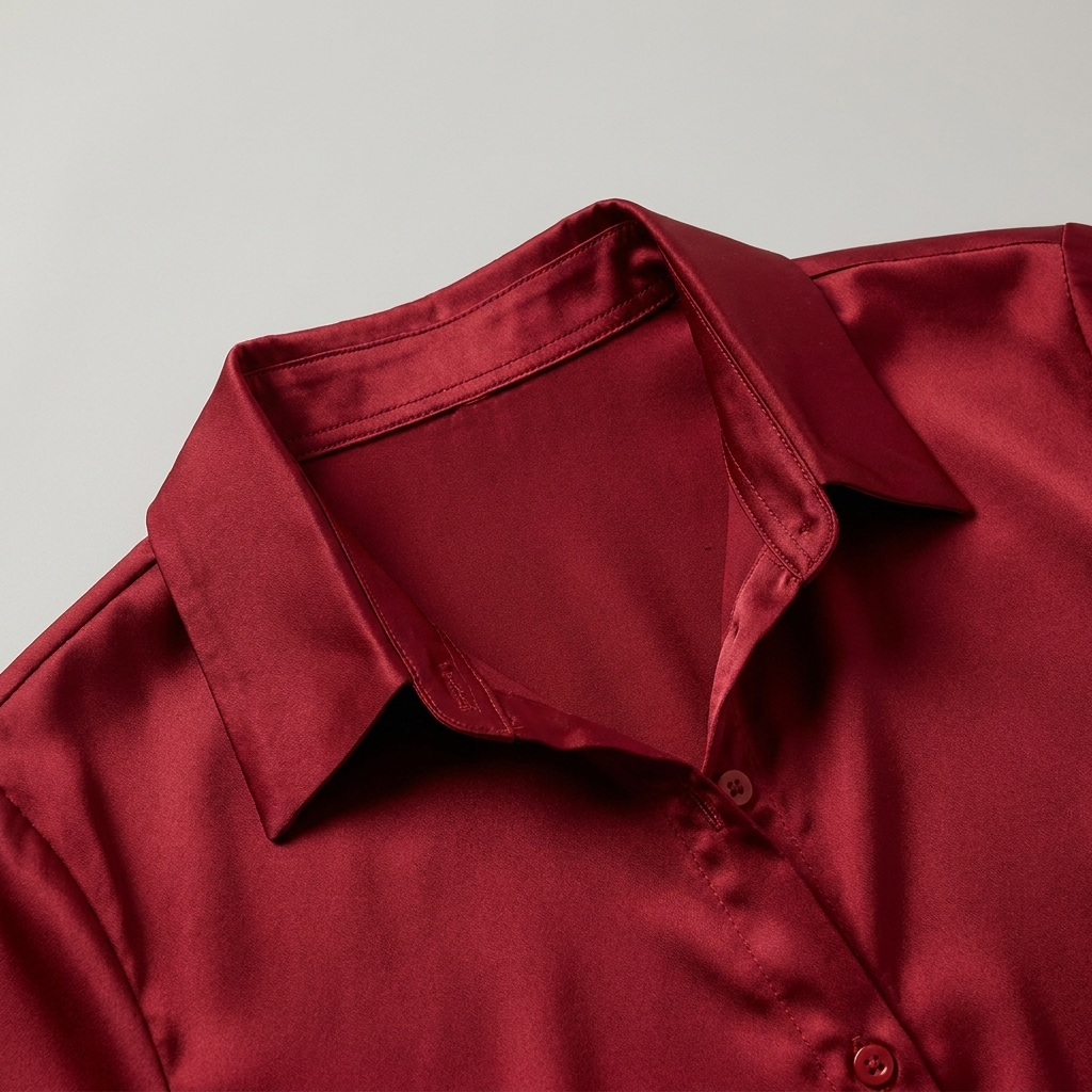 T shirt Donna in Cotone Stile Camicia Elegante