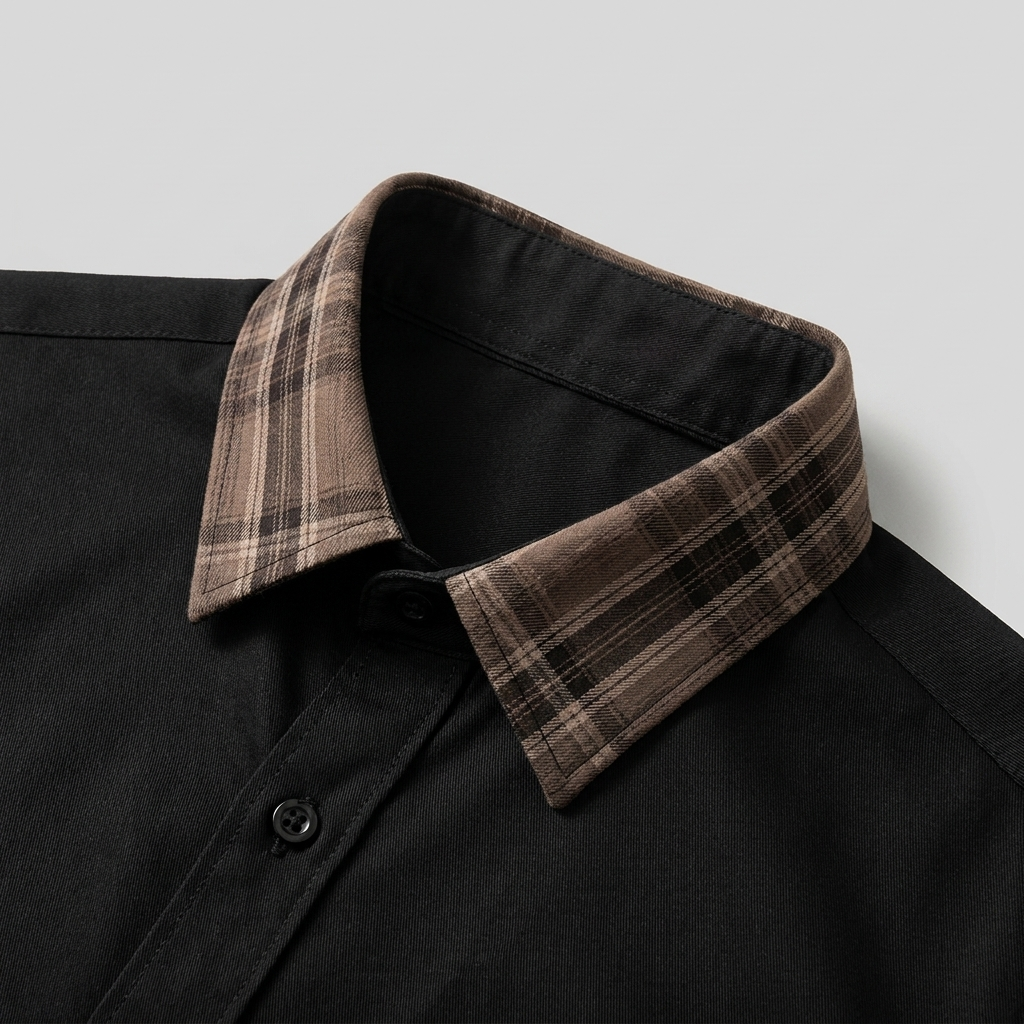 Camicia Uomo Elegante Tessuto Leggero Slim Fit