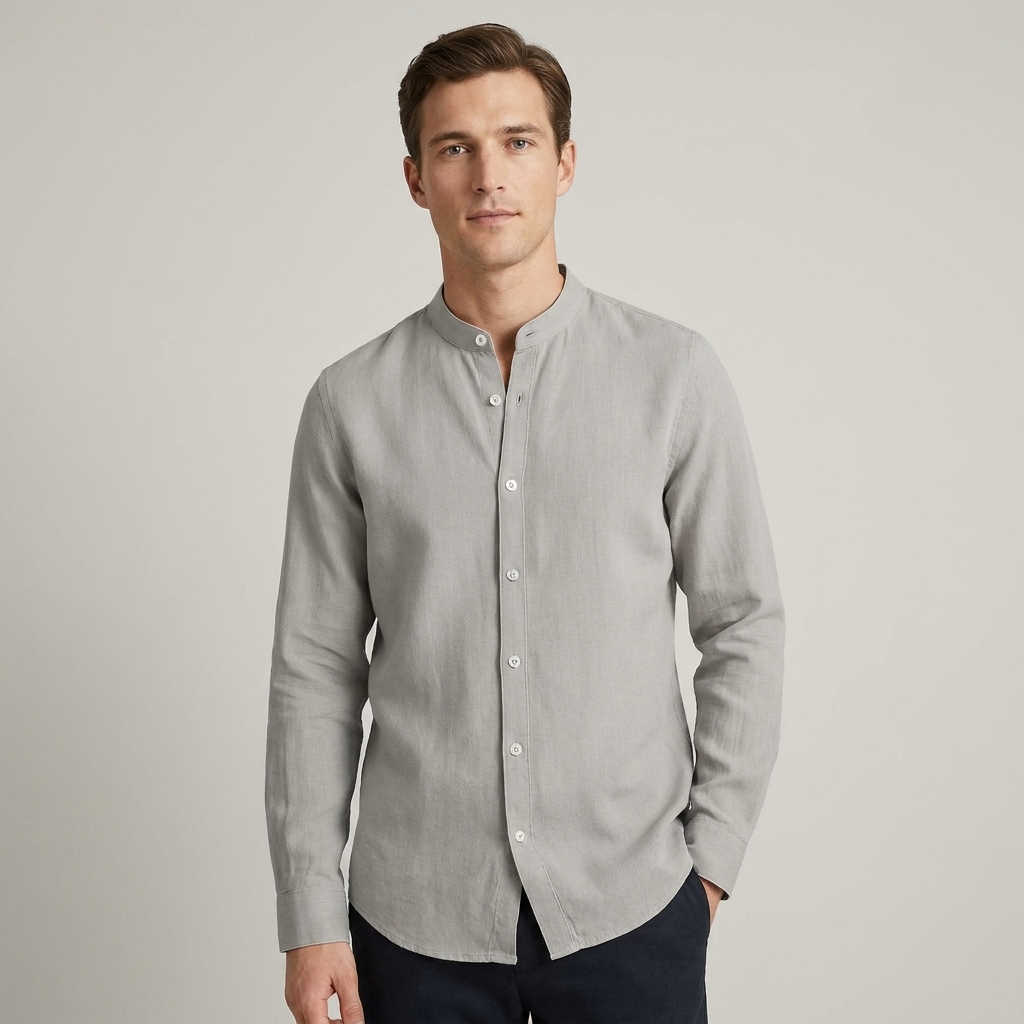 Camicia Uomo in Lino Estiva Classica Slim - Vesarelli