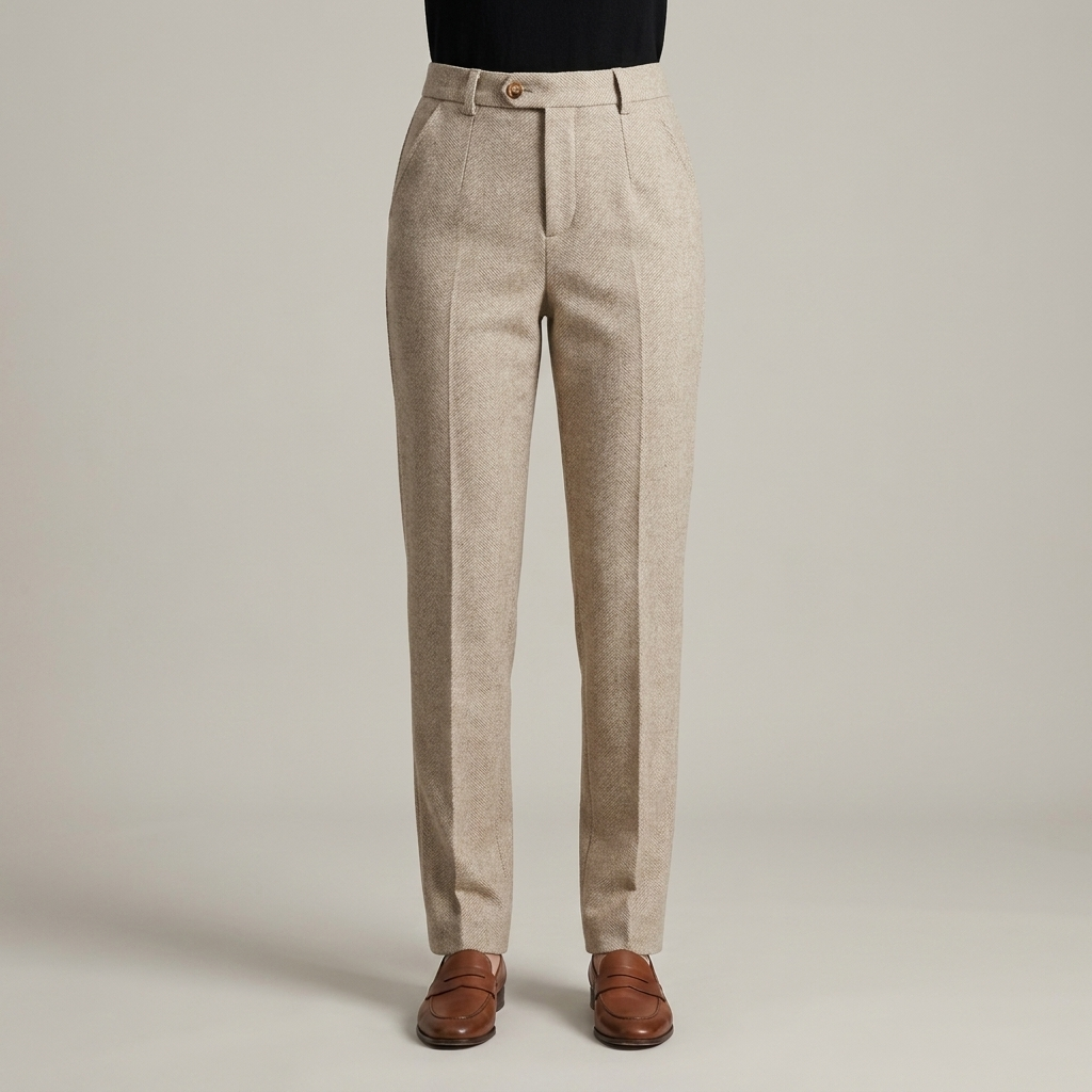 Pantaloni Uomo Sartoriali in Lana Pura Classici - Vesarelli