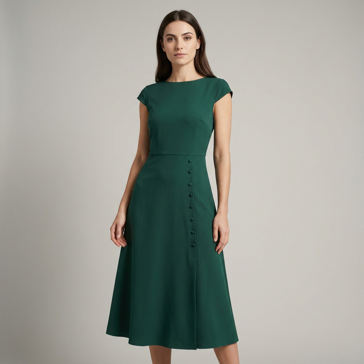 Abito Midi Donna Stile Elegante - Vesarelli