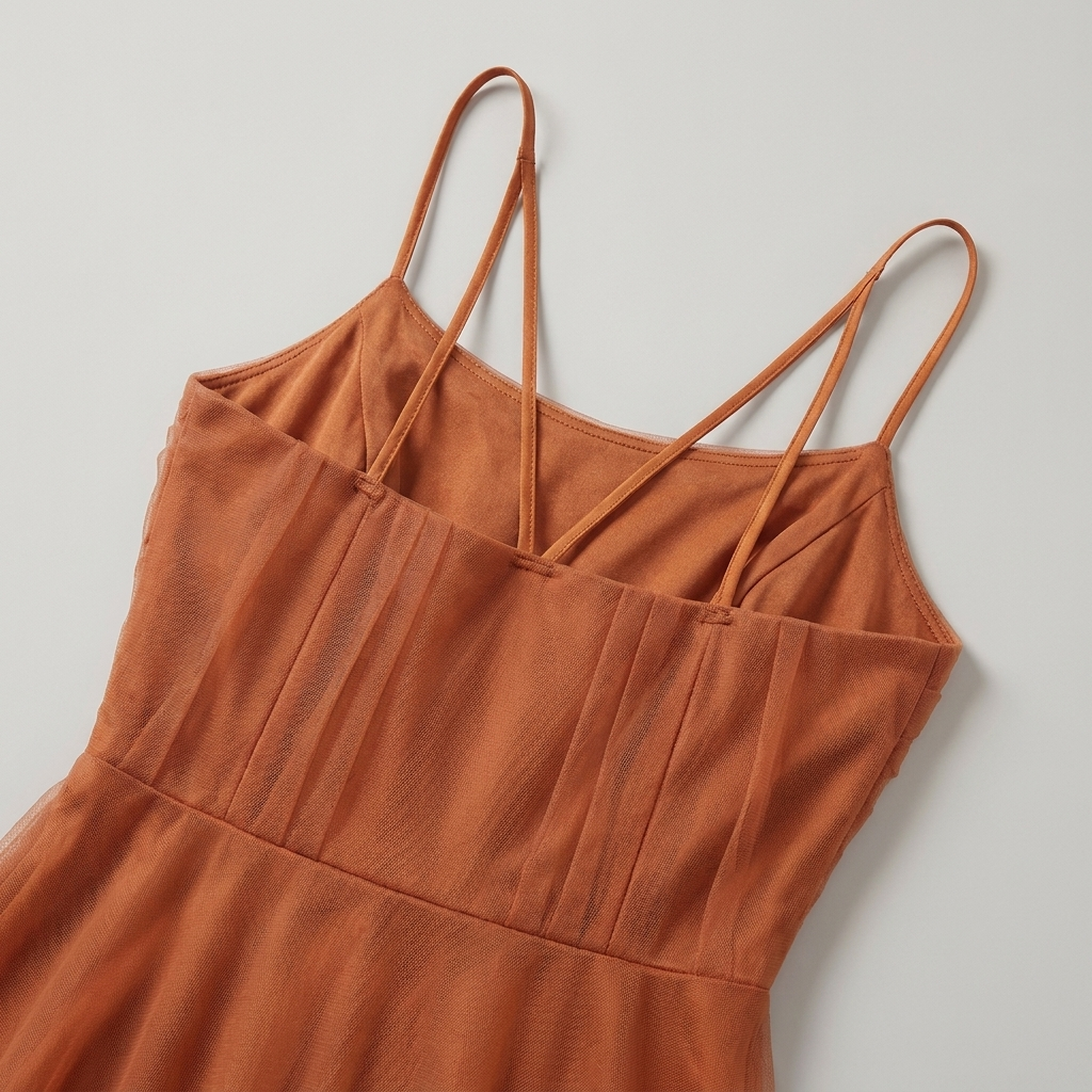 Abito Midi Donna Elegante Vestibilità Regolare