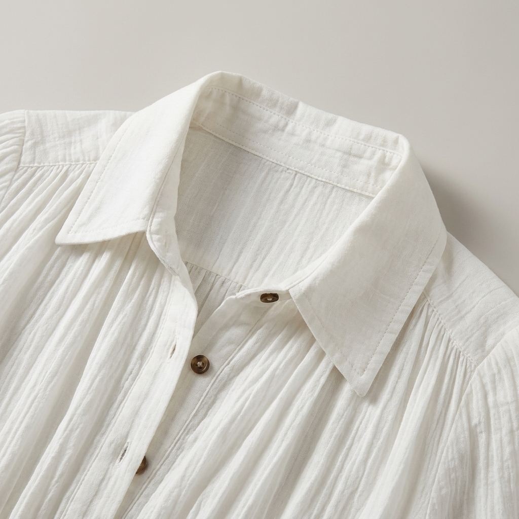 Abito Maxi Donna con Bottoni Scollo Classico