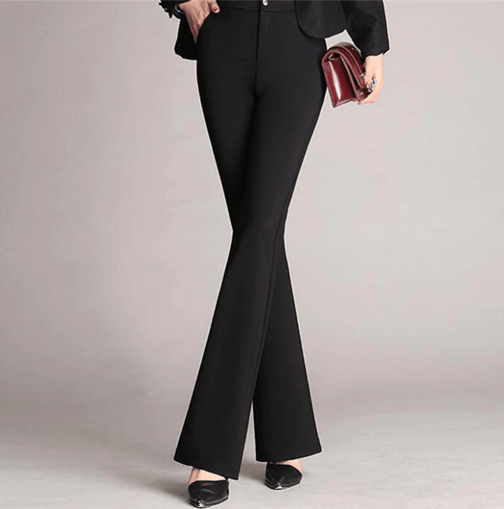 Pantaloni Donna Sartoriali Vita Alta Taglio a A - Vesarelli