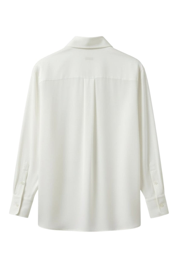 Camicia Uomo Lino Maniche Lunghe Bottoni Classica