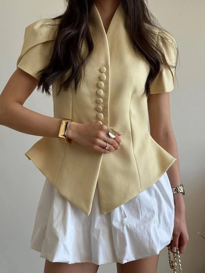 Blusa Donna Tessuto Leggero Vestibilità Regular