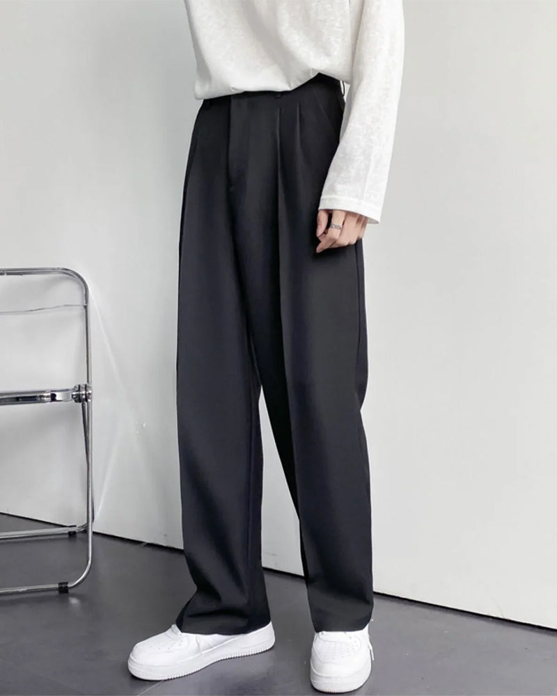 Pantaloni Uomo Vestibilità Ampia Comfort Moderno Wide Fit