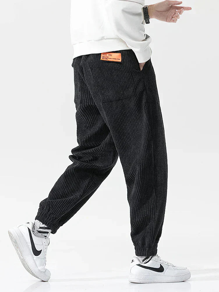 Pantaloni Uomo in Velluto Comodi Stile Casual - Vesarelli