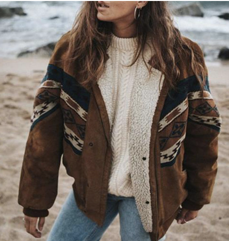 Giacca Donna Estiva Stile Boho Vintage Vestibilità Regolare - Vesarelli