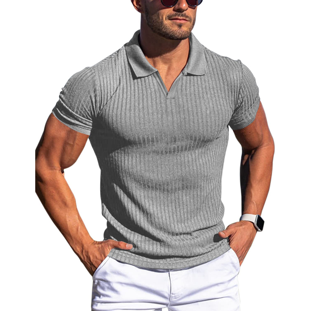 Polo Uomo in Maglia Stile Elegante