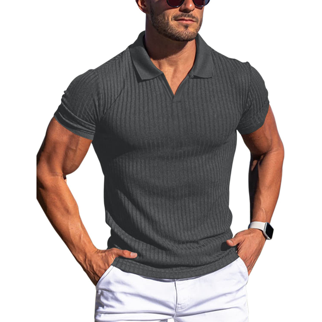 Polo Uomo in Maglia Stile Elegante