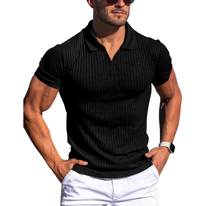 Polo Uomo in Maglia Stile Elegante