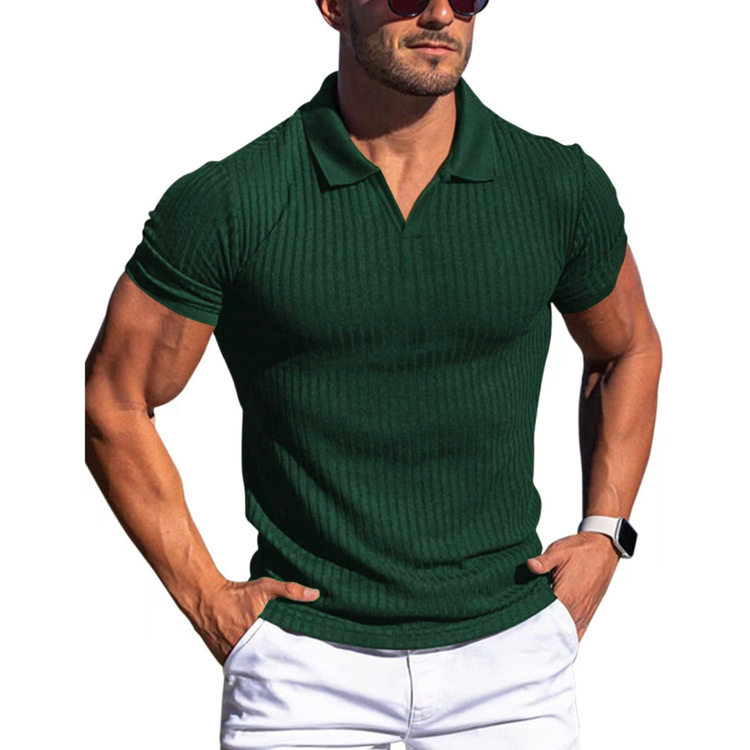 Polo Uomo in Maglia Stile Elegante