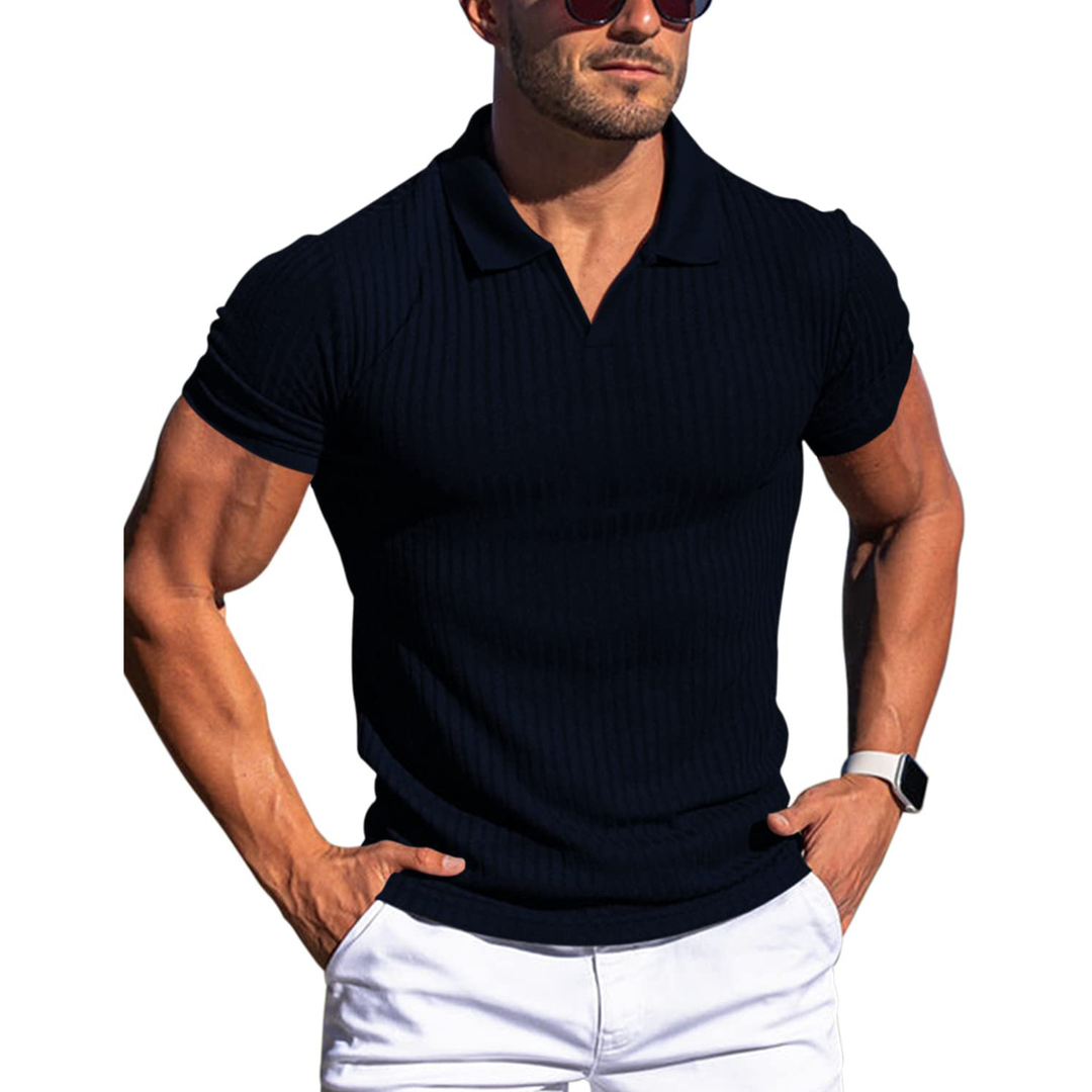 Polo Uomo in Maglia Stile Elegante
