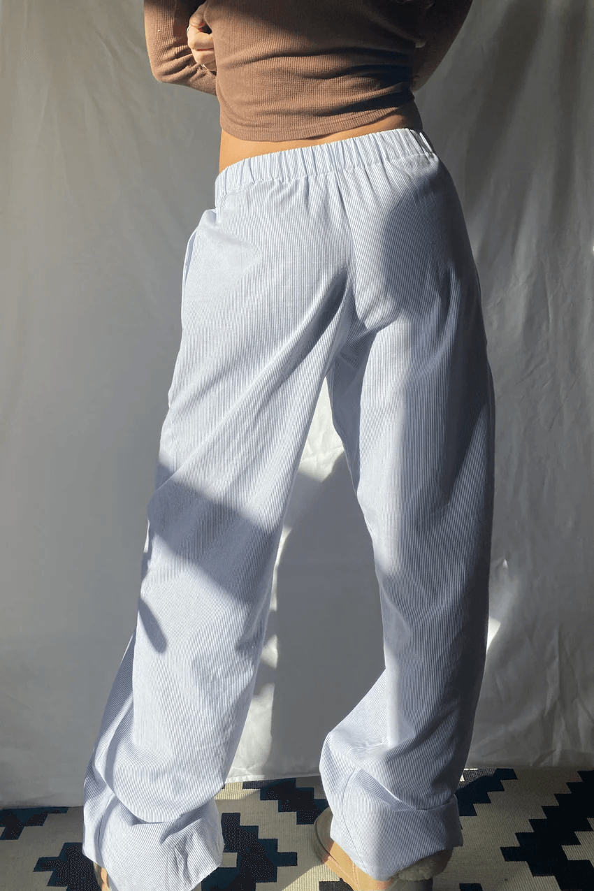 Pantaloni Donna Casual Tessuto Morbido Vestibilità Rilassata