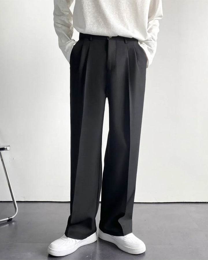 Pantaloni Uomo Vestibilità Ampia Comfort Moderno Wide Fit