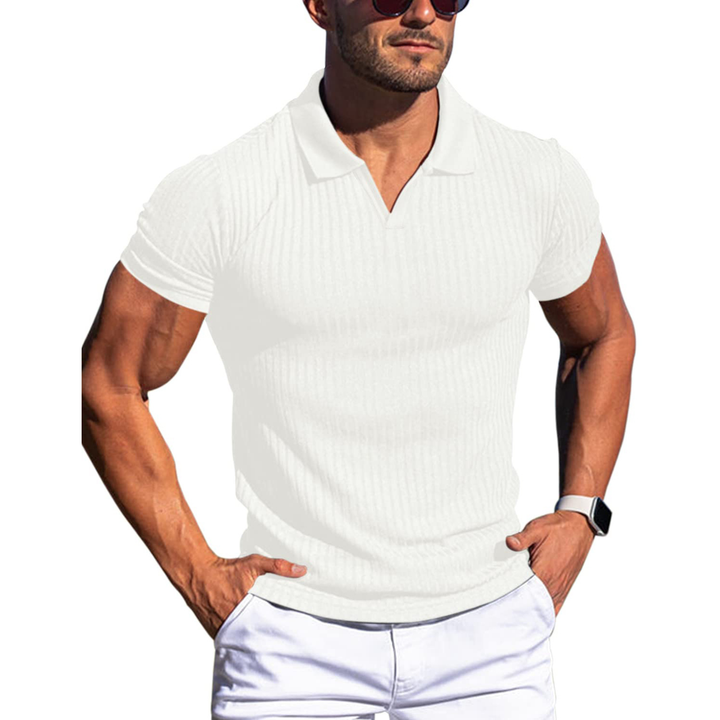 Polo Uomo in Maglia Stile Elegante