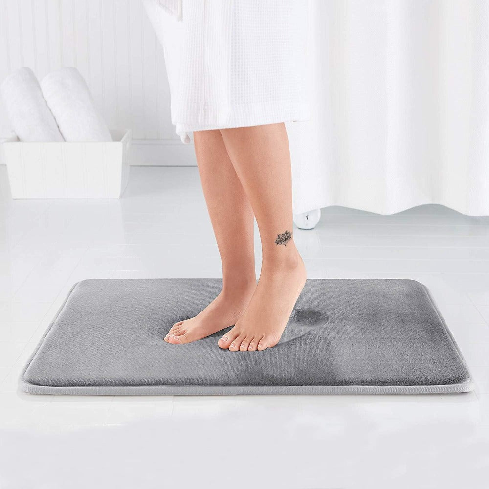 Tappetino da Bagno Memory Foam Antiscivolo Morbido e Ad Asciugatura - Vesarelli