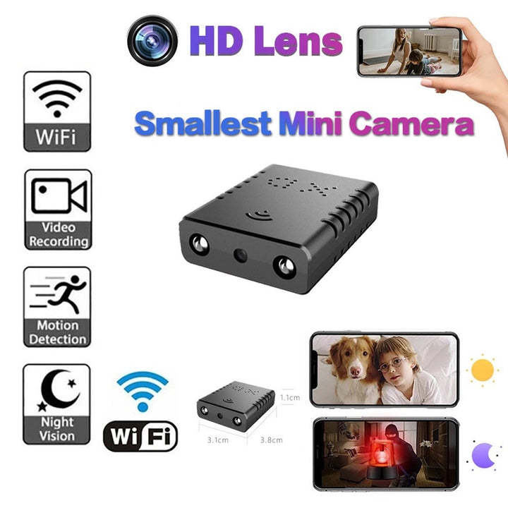 Telecamera Mini Full HD Visione Notturna Rilevamento Movimento - Vesarelli