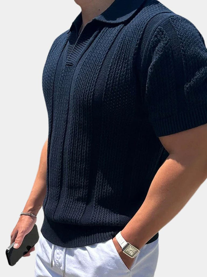 Polo Uomo Cotone Classica Vestibilità Regular