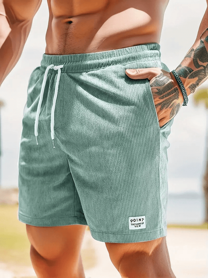 Pantaloncini Uomo Sartoriali Leggeri Tessuto Sottile Estate