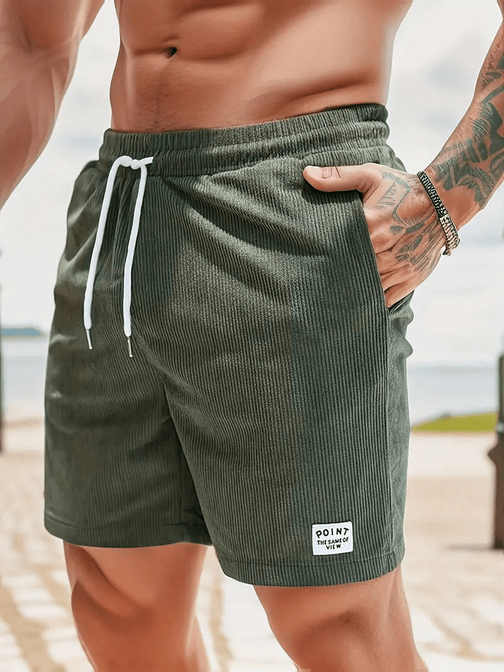 Pantaloncini Uomo Sartoriali Leggeri Tessuto Sottile Estate - Vesarelli