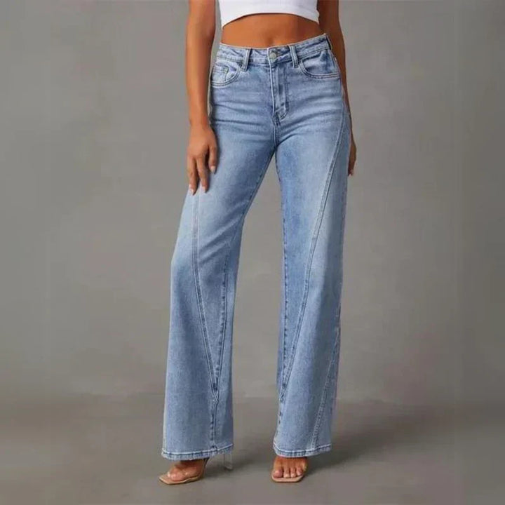 Pantaloni Jeans Donna in Denim Comodi Vestibilità Elegante - Vesarelli