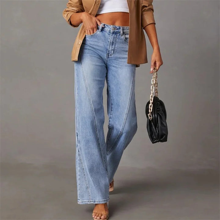Pantaloni Jeans Donna in Denim Comodi Vestibilità Elegante
