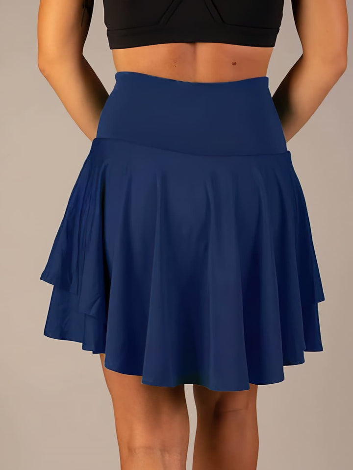 Gonna Tennis Donna con Pantaloncini Interni Elasticizzati