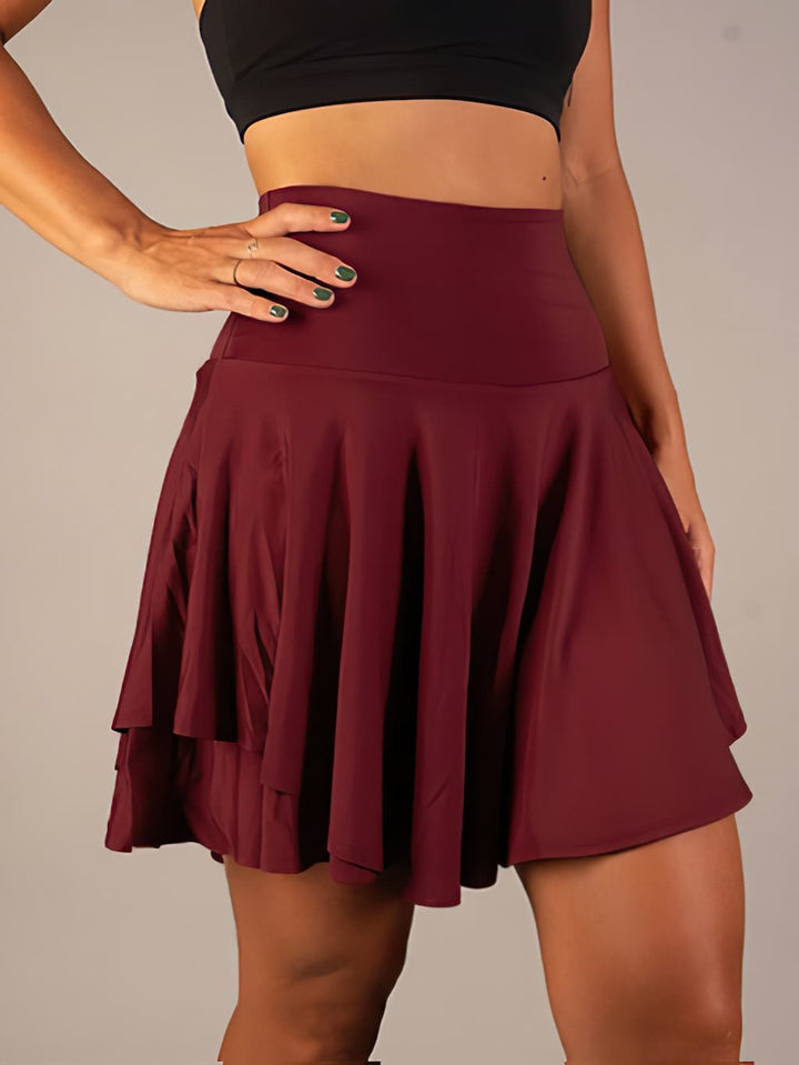 Gonna Tennis Donna con Pantaloncini Interni Elasticizzati