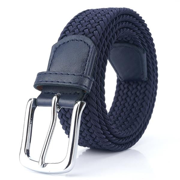 Cintura Uomo in Tela Intrecciata Regolabile