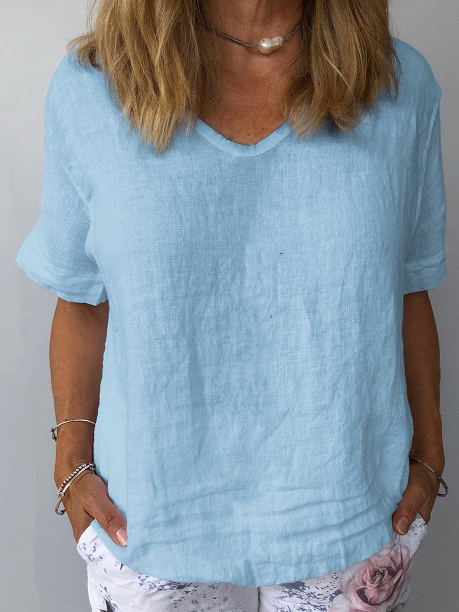 Estivo Donna in Lino e Cotone Vestibilità Casual - Vesarelli