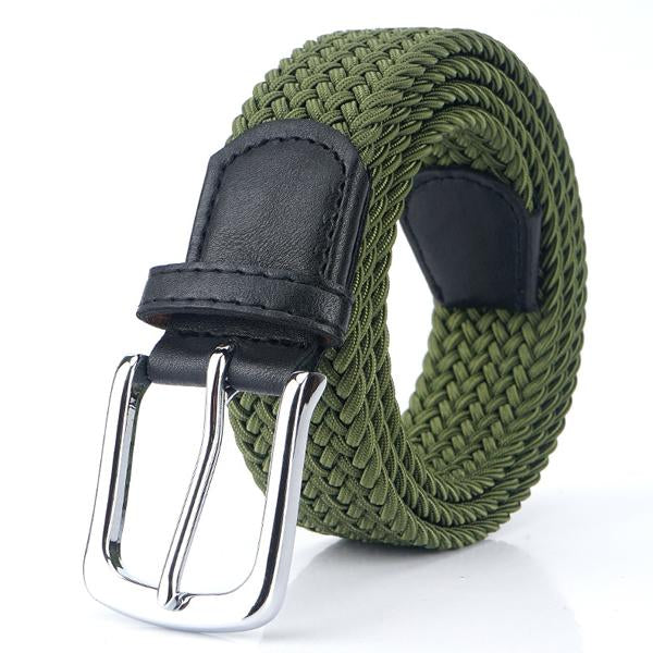 Cintura Uomo in Tela Intrecciata Regolabile