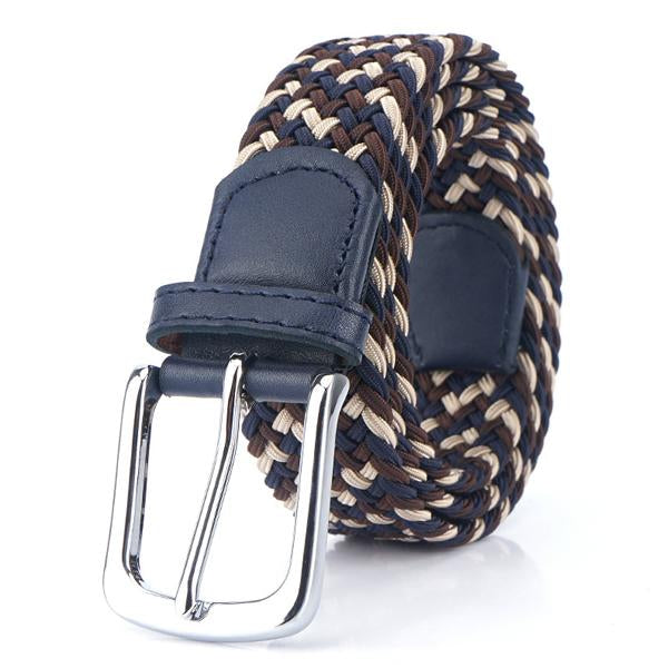 Cintura Uomo in Tela Intrecciata Regolabile