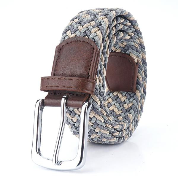 Cintura Uomo in Tela Intrecciata Regolabile
